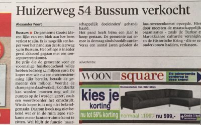 Huizerweg 54 Bussum verkocht